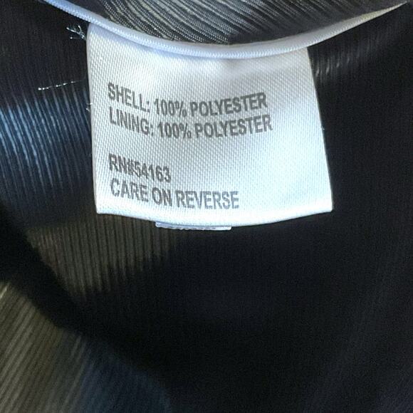 Calvin Klein Women's Crimson Red Button Front Trench Coat Jacket Classic SZ 16 - Picture 11 of 12